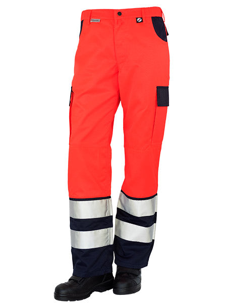 GSG Rettungsdiensthose leuchtrot/marine