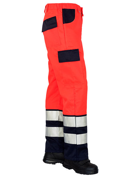 GSG Rettungsdiensthose leuchtrot/marine