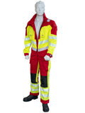GSG Rettungsdienstoverall Octopus gelb/rot